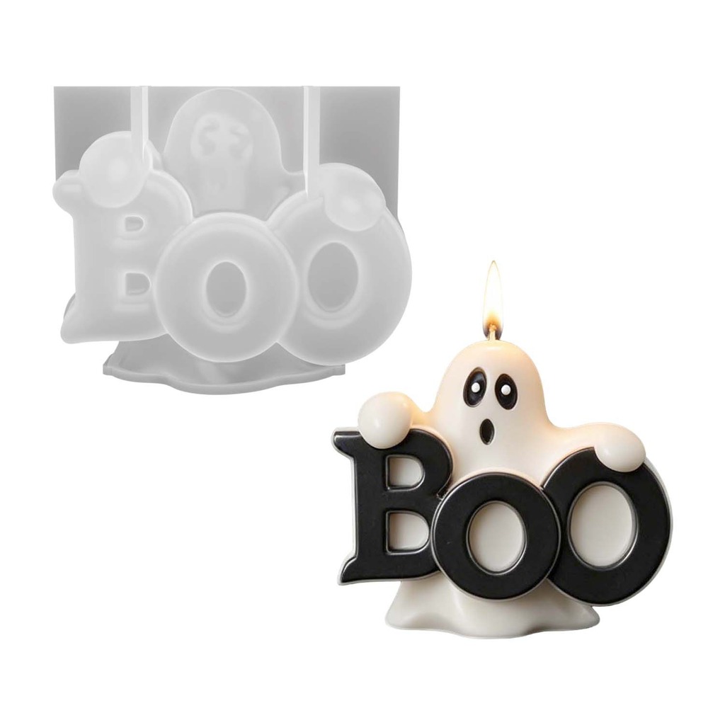 Candle Making For Beginners - Silicone Candle Making Mold Ghost Boo