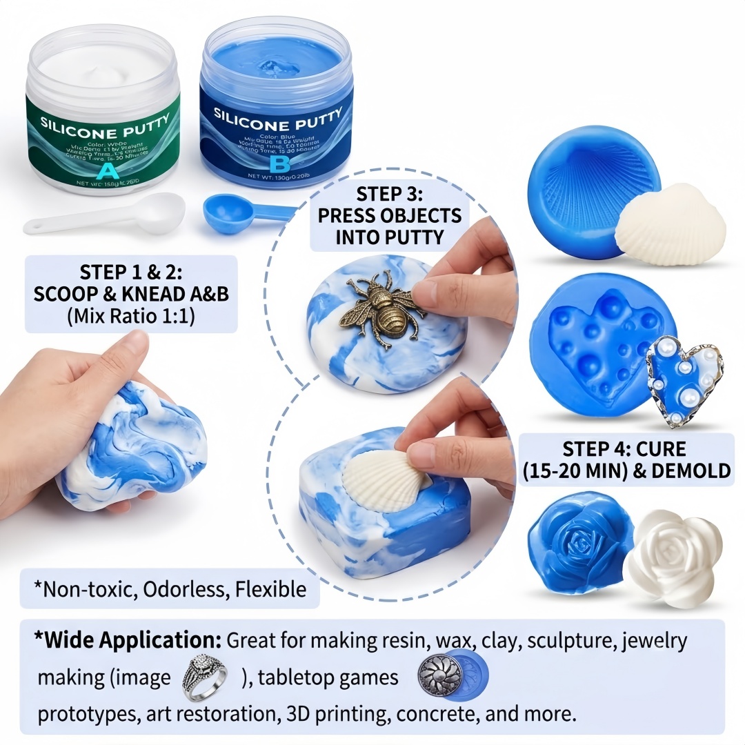 Silicone Putty Mold Making Sup - Candle Making Things 评论和价格