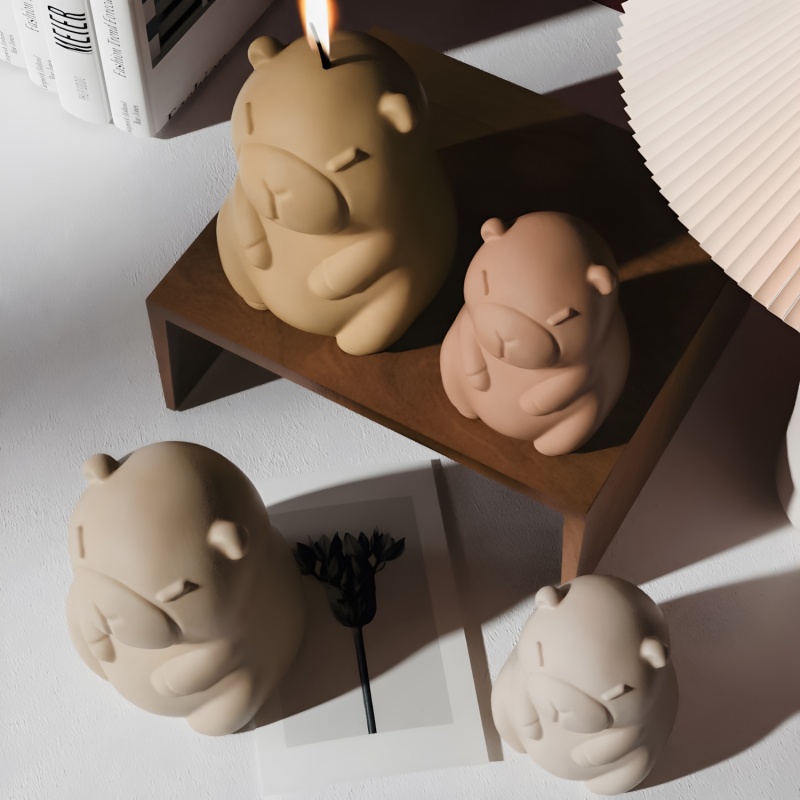 Capybara Pudding Baking Silico - Candle Making Things 评论和价格