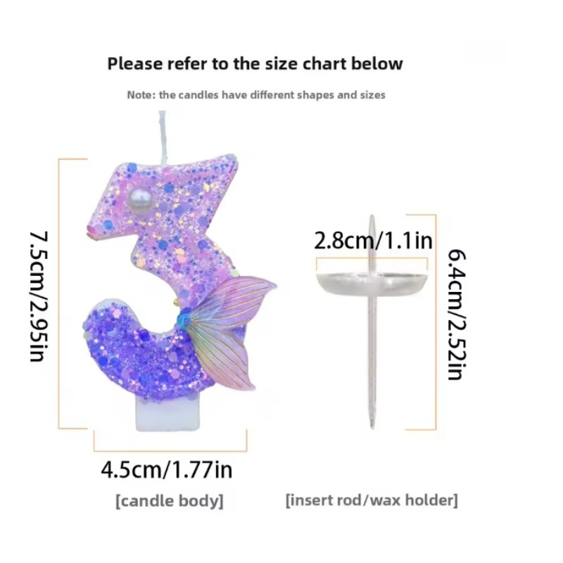 Glitter Purple Gradient Mermai - Candle Making Things 评论和价格