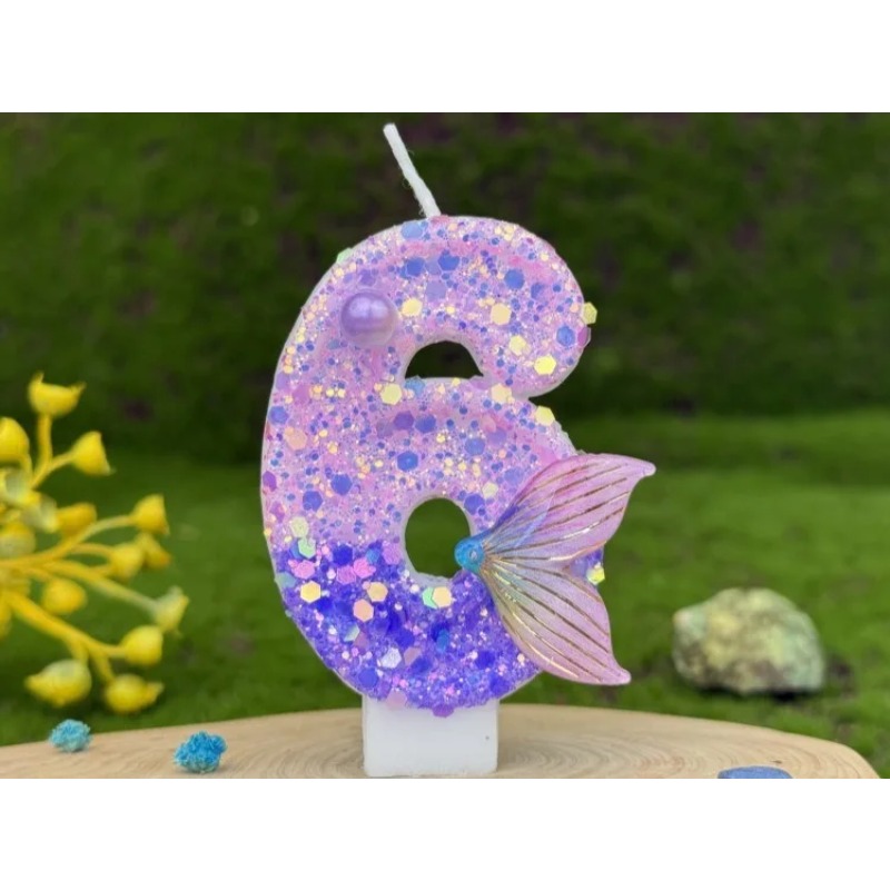 Glitter Purple Gradient Mermai - Candle Making Things 评论和价格