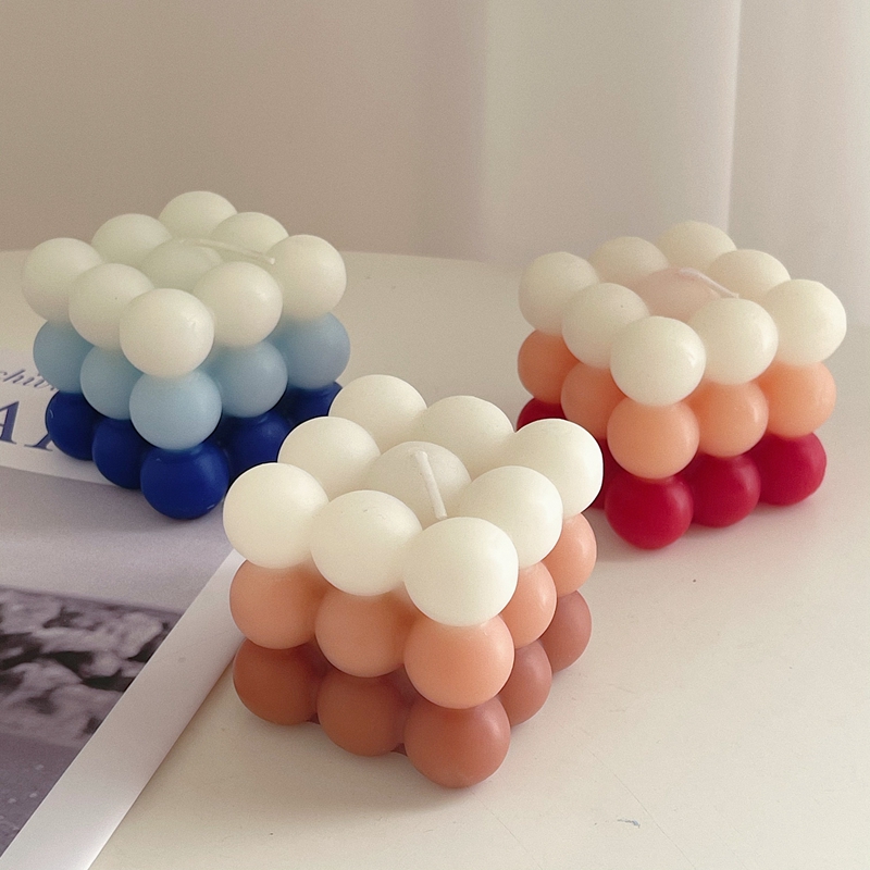 3D Bubble Cube Candle Silicone - Candle Making For Beginners 评论和价格