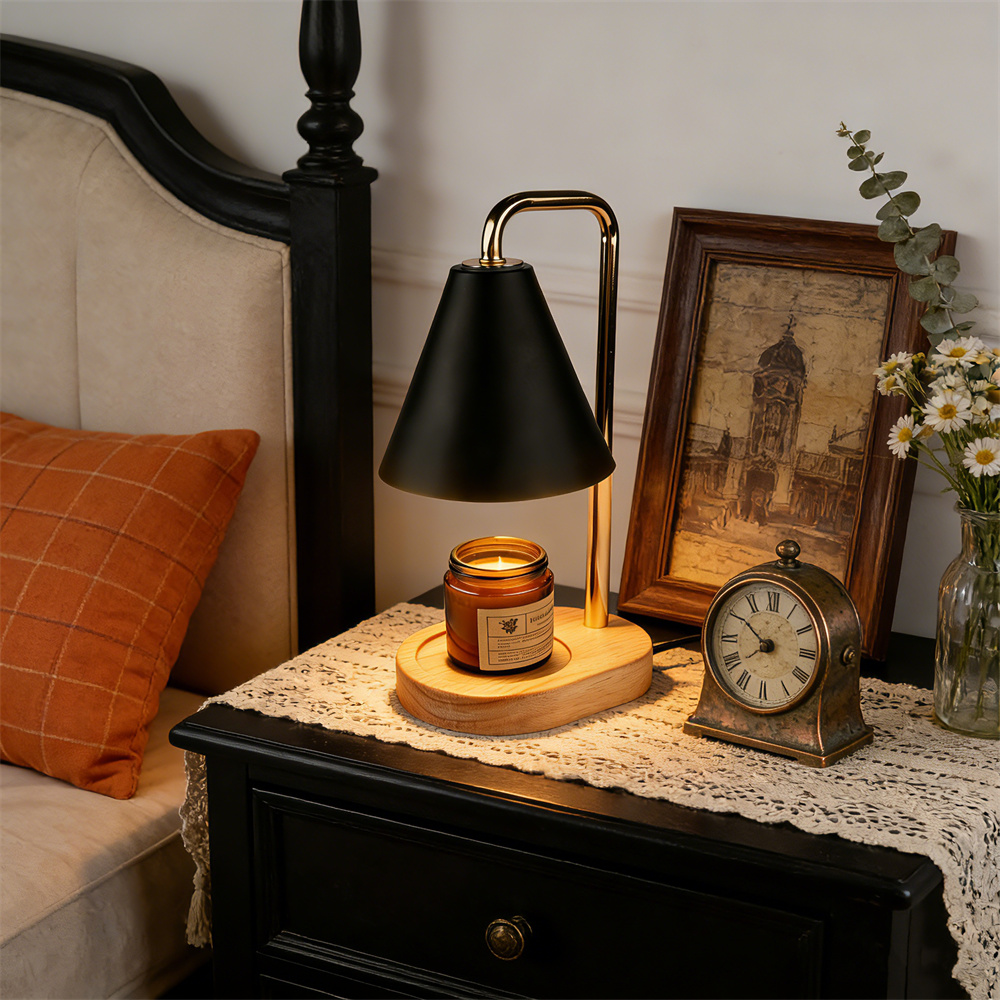 Black Candle Warmer Lamp with  - Candle Making Things 评论和价格