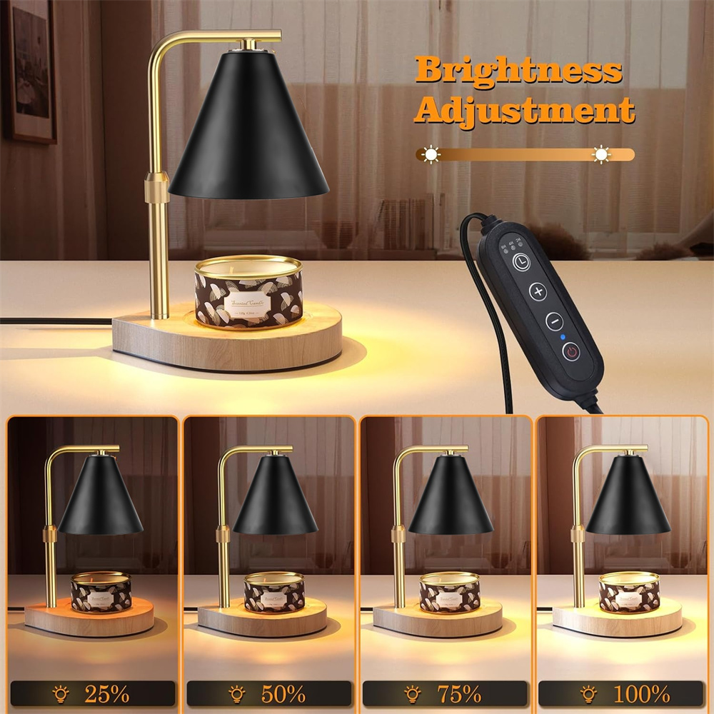 Black Candle Warmer Lamp with  - Candle Making Things 评论和价格