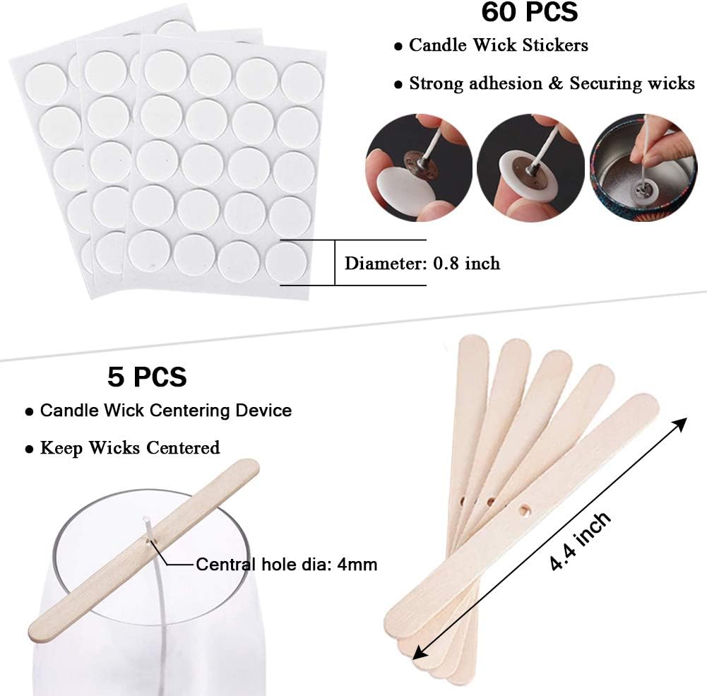DIY Candle Making Supplies Cot - Adhesive Dot Wick 评论和价格