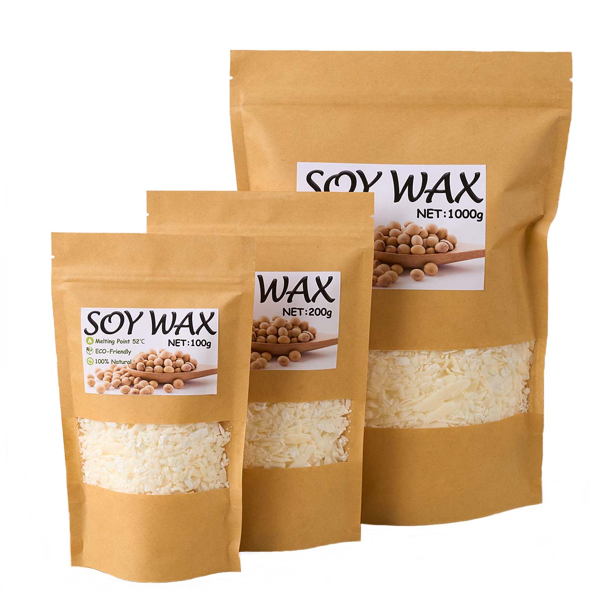 1 Pounds Pure White Soy Wax Fo - Soy Wax Pillar Blend 评论和价格