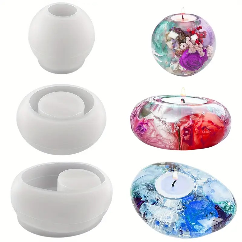 Tealight Candle Holder Resin S - Candle Making Things 评论和价格
