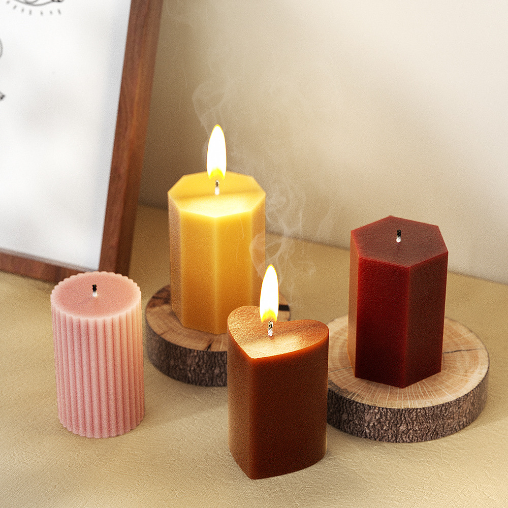 Geometry Column Silicone Mold  - Candle Making For Beginners 评论和价格