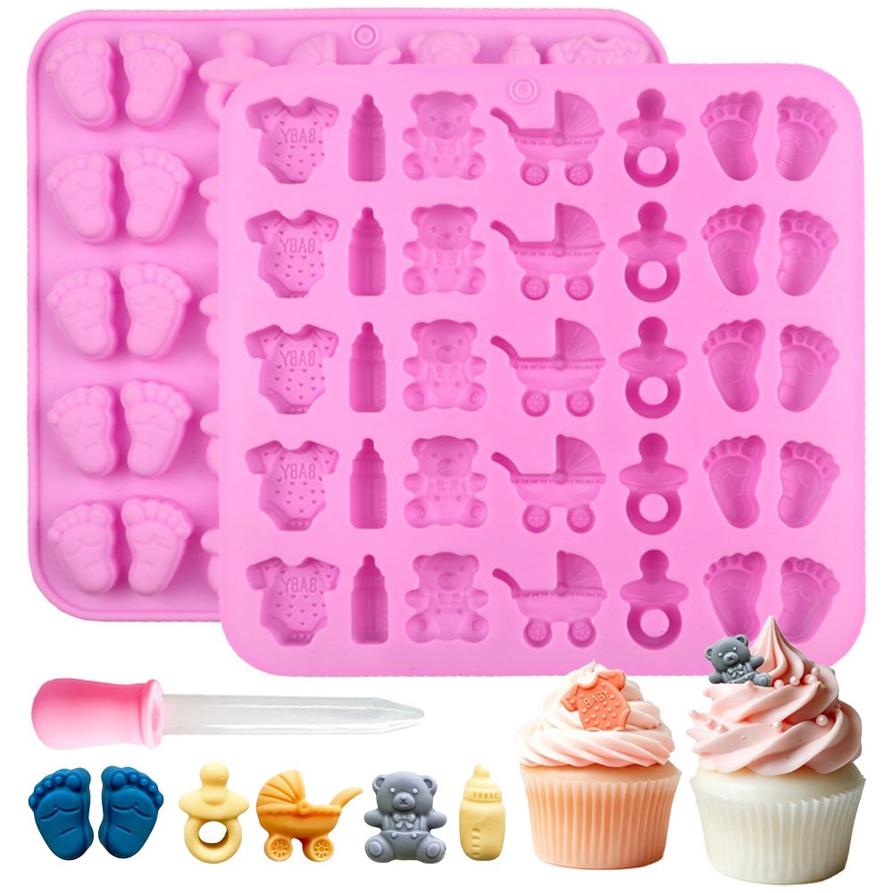2pcs Silicone Mold Set 35-Cavi - Candle Making For Beginners 评论和价格