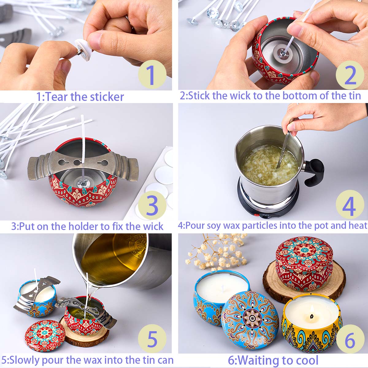 DIY Scented Candle Making Tool - Candle Making For Beginners 评论和价格
