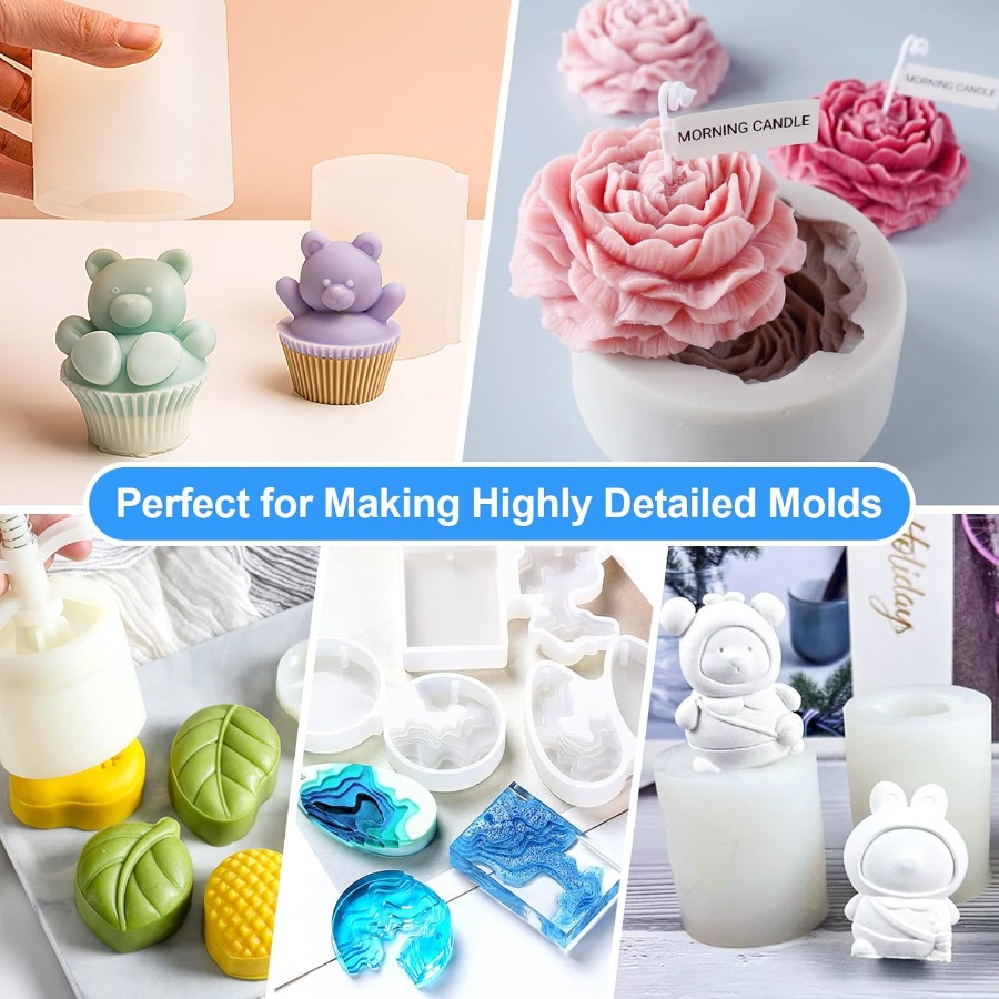 Silicone Mold Making Kit, 38.8 - Candle Making Things 评论和价格
