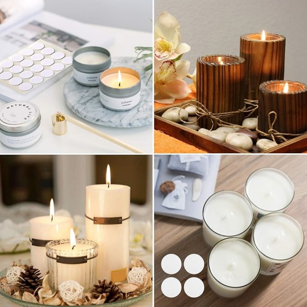 100Pcs Functional Smokeless Ca - Soy Wax Pillar Blend 评论和价格